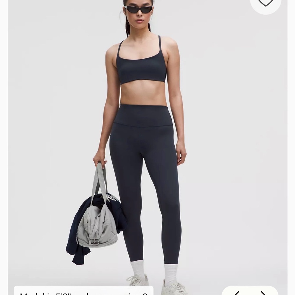 Lululemon Wunder Train Contour fit true navy 6 Leggings NWT 25” high rise